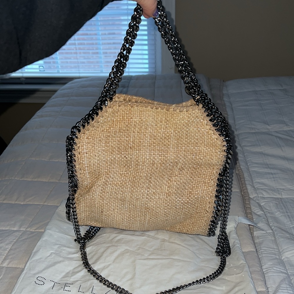 Stella McCartney Falabella raffia bag